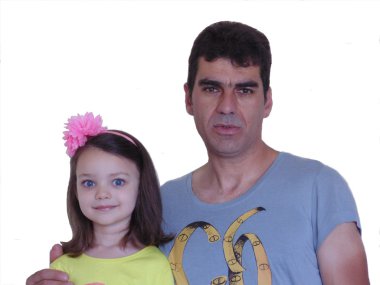 kızı ve babası.