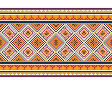 Geometrik etnik oryantal model arka planı. Doku, ambalaj, giysi, batik, kumaş, duvar kağıdı ve arkaplan tasarımı. Kalıp nakış tasarımı.