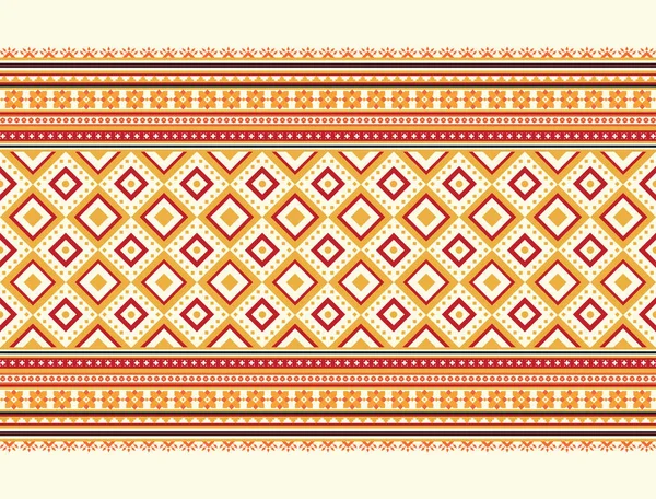 Геометричний Етнічний Східний Візерунок Дизайн Текстури Обгортання Одягу Батику Тканини — стоковий вектор