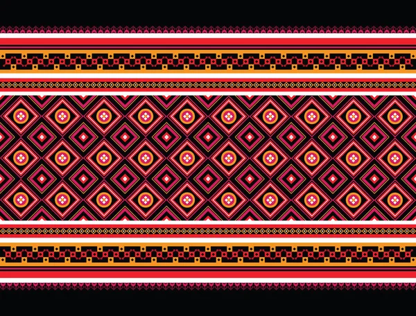 Fondo Geométrico Patrón Oriental Étnico Diseño Para Textura Envoltura Ropa — Vector de stock