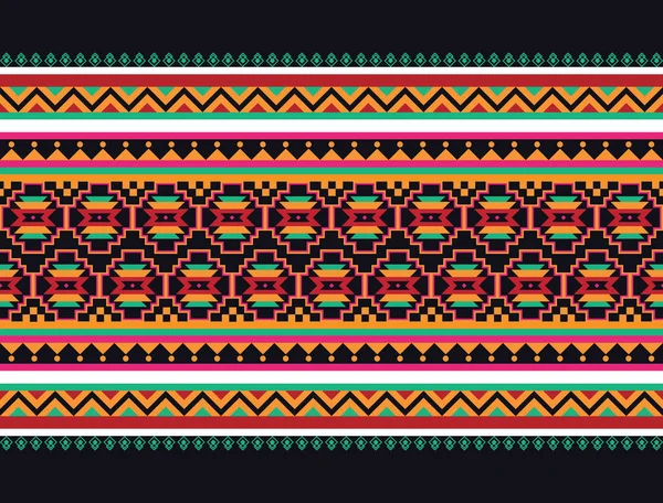 Геометрический Этнический Восточный Фон Дизайн Текстуры Обертки Одежды Бисероплетения Обоев — стоковый вектор