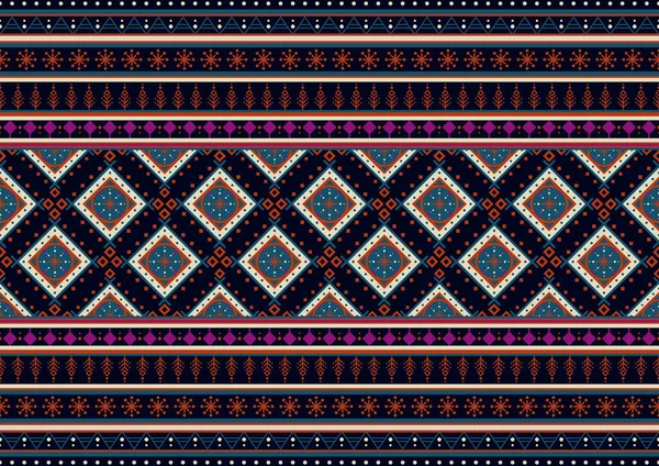 Geometrische Ethnische Orientalische Muster Hintergrund Design Für Textur Verpackung Kleidung — Stockvektor