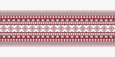 Geometrik etnik oryantal model arka planı. Doku, ambalaj, giysi, batik, kumaş, duvar kağıdı ve arkaplan tasarımı. Kalıp nakış tasarımı.