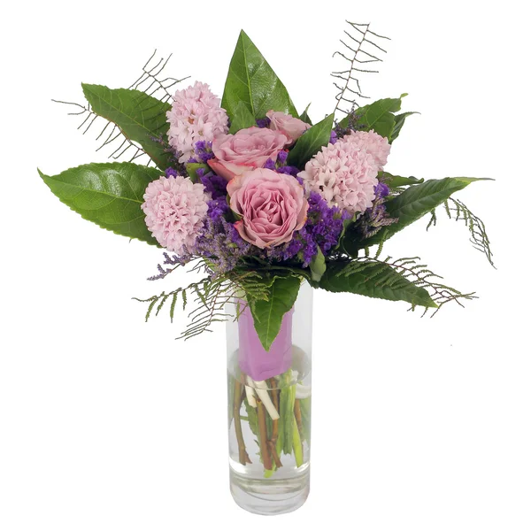 Färgstarka blomsterarrangemang — Stockfoto