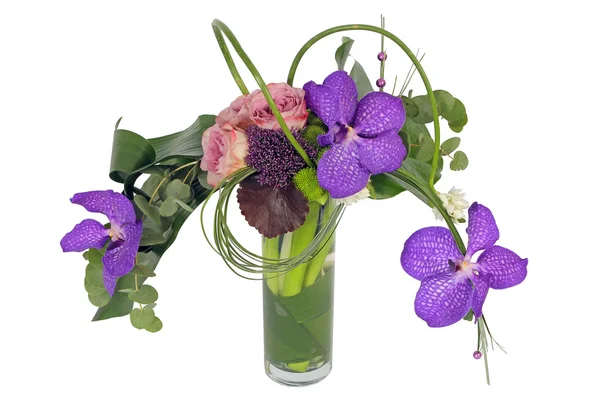 Farbenfroher Blumenschmuck — Stockfoto