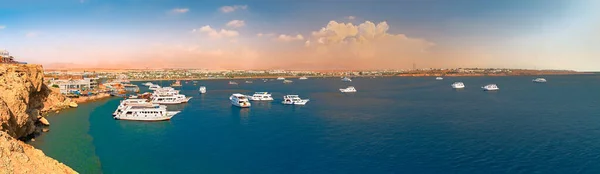 Panorama Naama Bay Sharm Sheikh Sinai Peninsula Egypt — Stock Photo, Image
