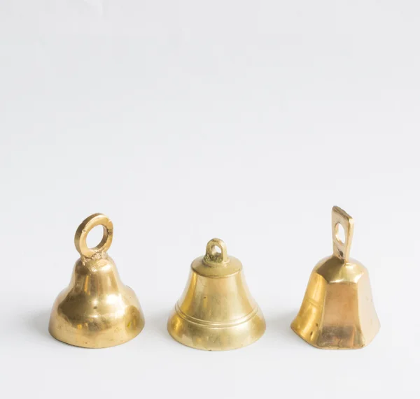 Tři mosazné zvony — Stock fotografie