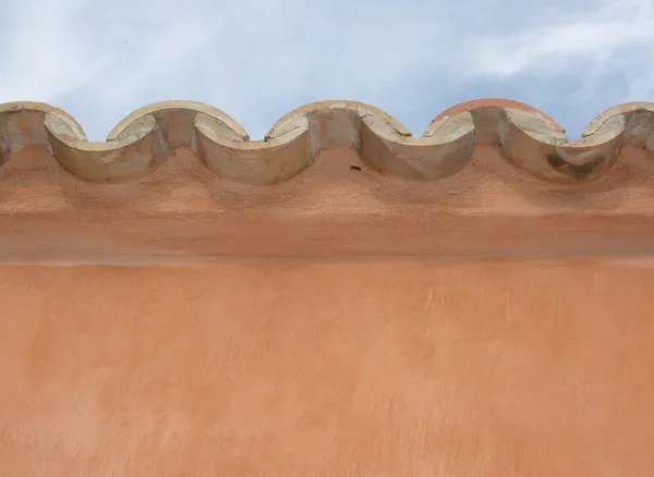 Borde del techo de baldosas — Foto de Stock