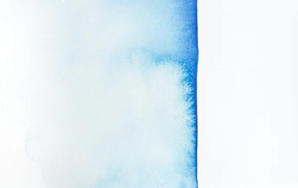Margen azul acuarela —  Fotos de Stock