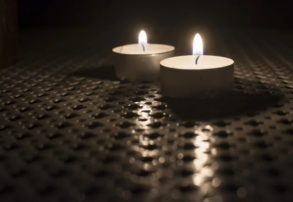 Two Tealights — Stock Photo, Image