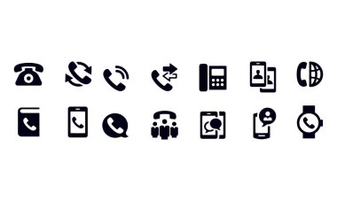 Telefon simge vektör tasarımı 
