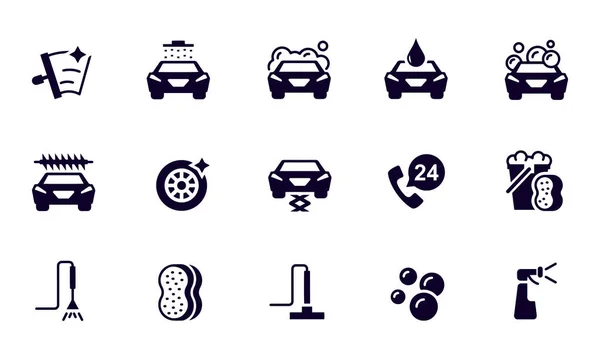 Araba yıkama simgesi vektör tasarımı 