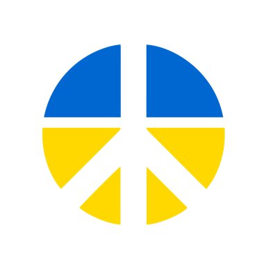 Ukrayna 'yı destekleyin, Ukrayna için dua edin, savaş konsepti tasarımı olmasın. 