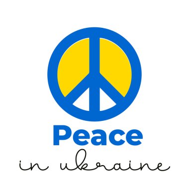 Ukrayna 'yı destekleyin, Ukrayna için dua edin, savaş konsepti tasarımı olmasın. 