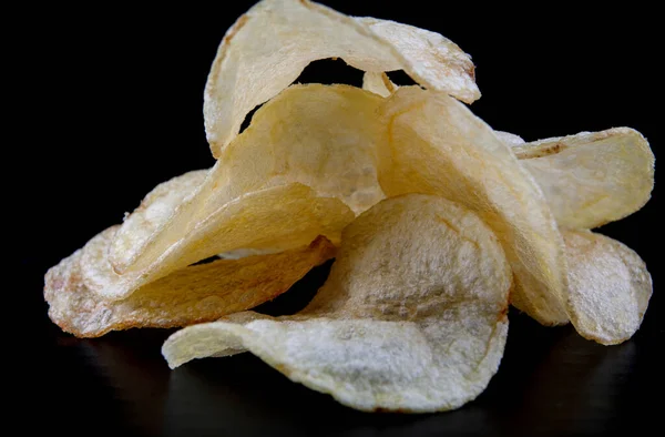 감자칩은 배경에 — 스톡 사진