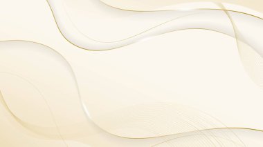 Lüks arka plan konseptinde parlak dalga çizgileri tasarımı