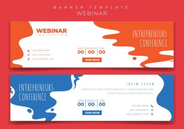 Renkli duman arka planına sahip peyzaj afişi şablonu