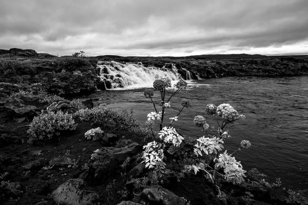 Jokulsa River Fjollum Waterfall Askja Volcano Iceland Hringvegur — Fotografia de Stock