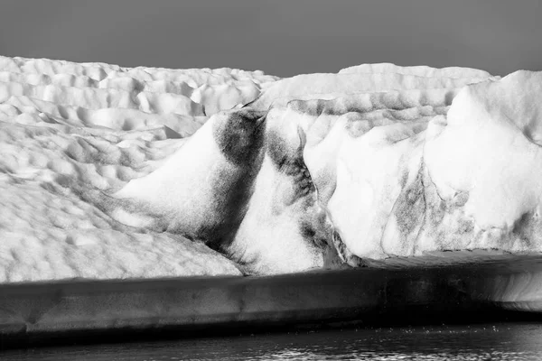 Lagoa Glaciar Jokulsarlon Cheia Icbergs Está Localizada Sudeste Islândia Jokulsarlon — Fotografia de Stock