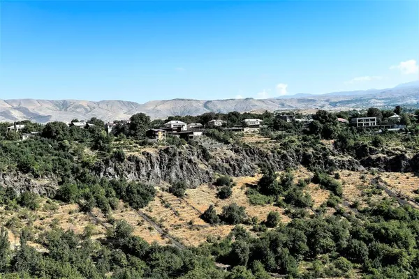 Vista Del Pequeño Pueblo Garni Las Montañas Armenia —  Fotos de Stock