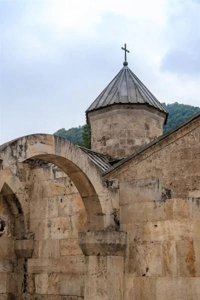 Вірменія Хагарцин Вересень 2021 Каплиця Вірменського Монастиря Арки Стін — стокове фото