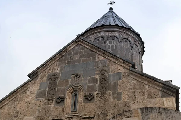 Армения Агарцин Сентябрь 2021 Года Вид Снизу Купол Армянской Христианской — стоковое фото