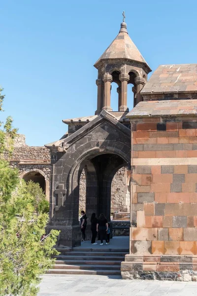 Armênia Khor Virap Setembro 2021 Alpendre Torre Sineira Igreja Santíssimo — Fotografia de Stock