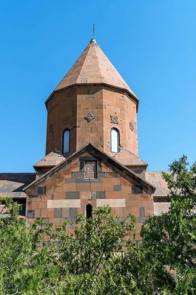 Αρμενία Khor Virap Σεπτέμβριος 2021 Πλευρική Άποψη Της Εκκλησίας Της — Φωτογραφία Αρχείου