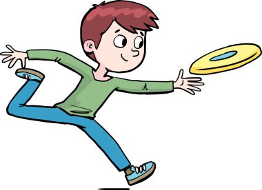 boy who throws a disc at sports activities