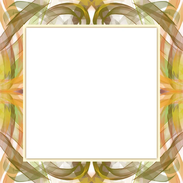 空白方块模板与框架为您的项目 数字说明 — 图库照片