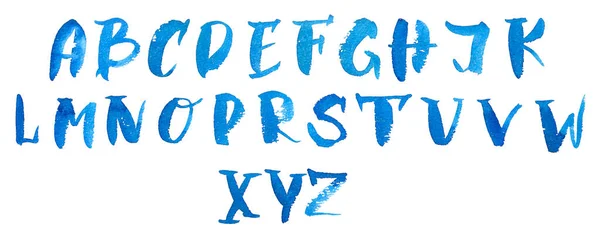 Buchstaben Gesetzt Alphabet Aquarell Stil Monogramm Initialen Perfekt Für Einladung — Stockfoto