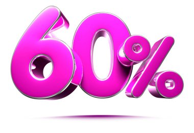 Beyaz Arkaplanda% 60, Özel Teklif% 60, İndirim Etiketi% 60, Mağazada% 60,% 60 indirim..