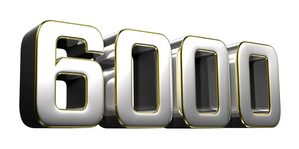 6000 Нержавіючої Сталі Золотий Фланець Ілюстрація Білому Тлі Відсічним Контуром — стокове фото