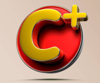 Işık kremi arkaplanındaki C + 3D çizimler işe yarıyor. Reklam tabelaları. Ürün tasarımı. Ürün satışları.