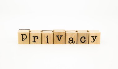 beyaz zemin üzerinde gizlilik ifadeler