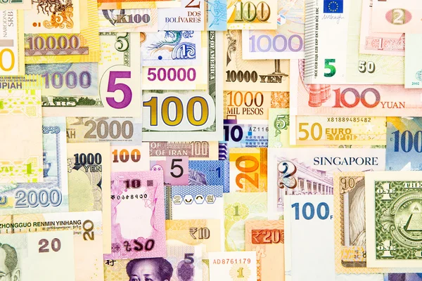 Banknoten Geld Bargeld und Währungspapier — Stockfoto