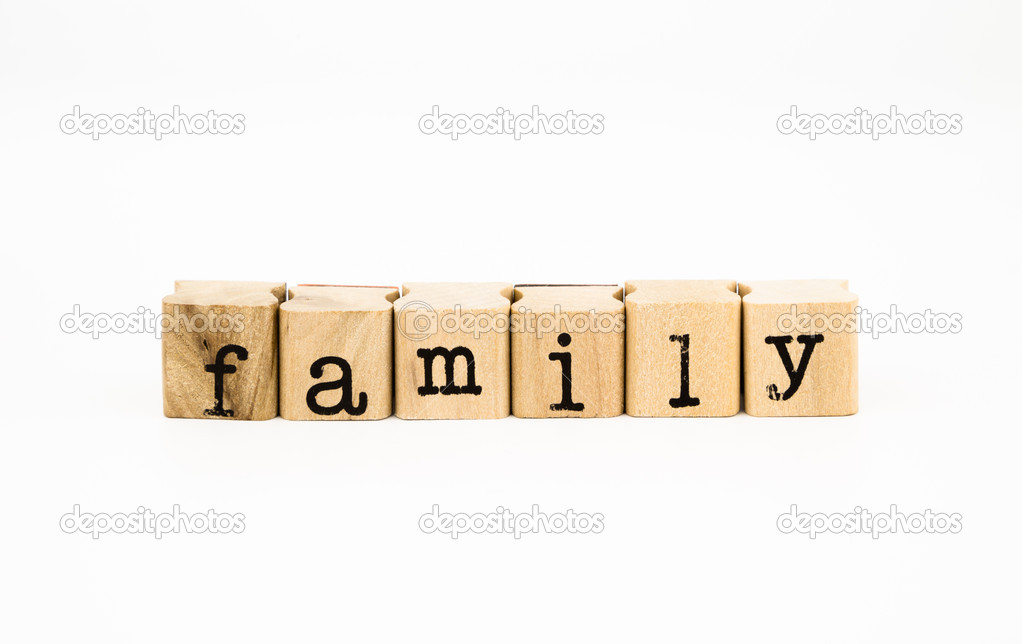Family wording, relatives concept