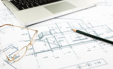 ev planları ve klavye ile kat planı