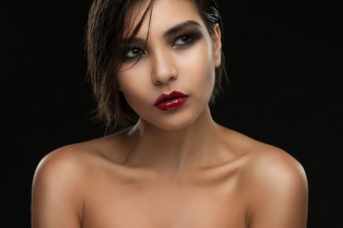 genç bir kadın Güzellik Portresi.