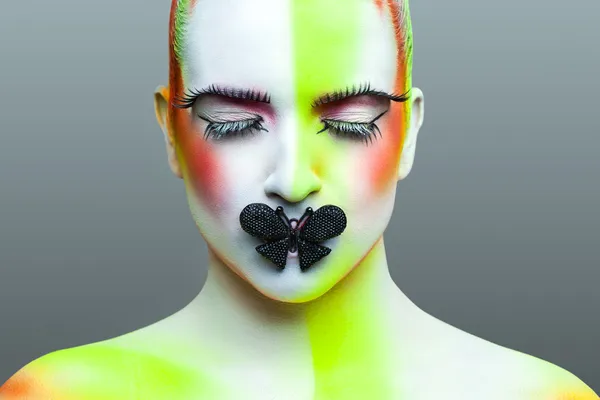 Lichaam kunst make-up — Stockfoto