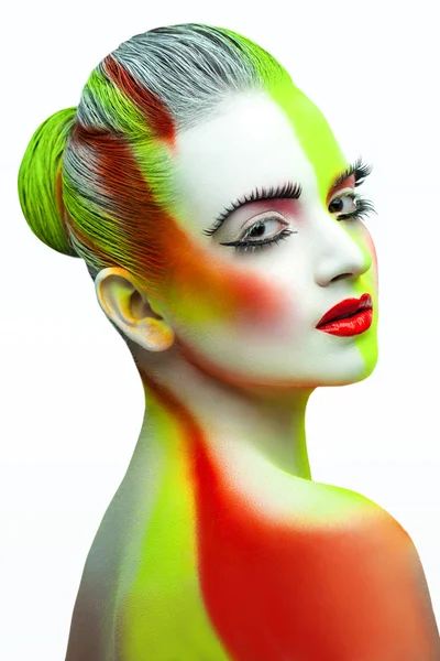Maquillage art corporel — Photo