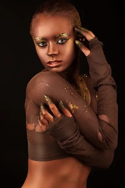 Corpo bronzeado chocolate — Fotografia de Stock