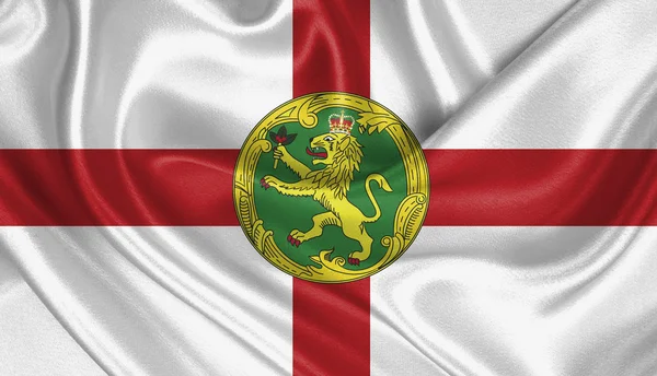 Flag of Alderney — Stock Photo, Image