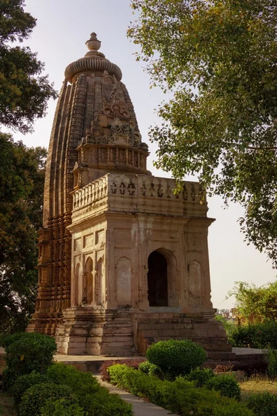 Храм Адинаф Джайн. Кхаджурахо, Индия . — стоковое фото