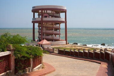 Görünüm kanyakumari kulede. Hindistan.