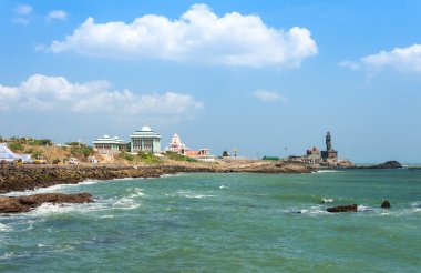 Kanyakumari. şehir ve Hint devlet Hindistan en Güney noktası bulunan tamil Nadu.