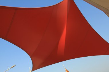 kutup mavi gökyüzü havai tenteler