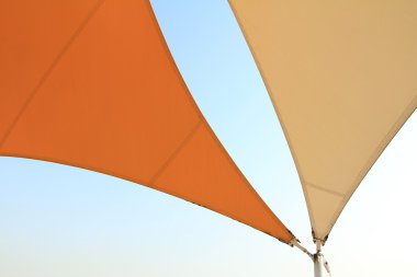 kutup mavi gökyüzü havai tenteler