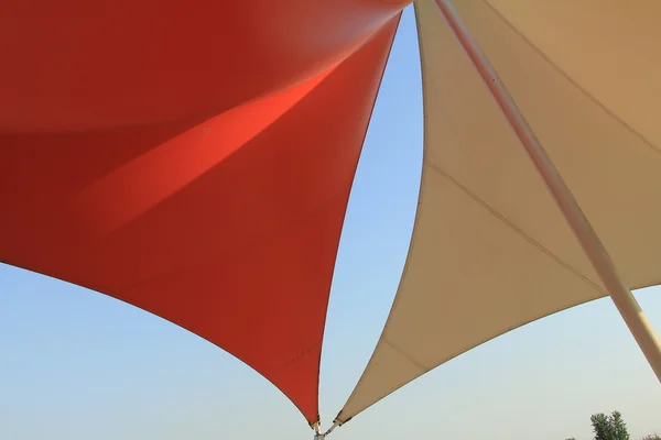 kutup mavi gökyüzü havai tenteler