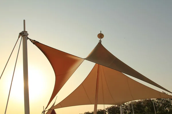 kutup mavi gökyüzü havai tenteler